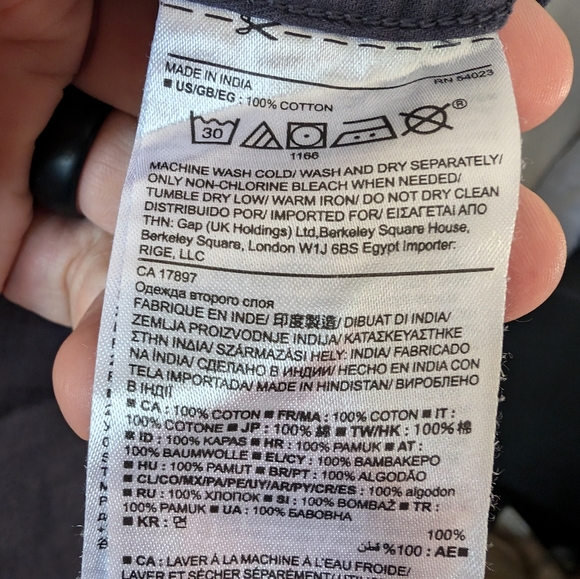 Banana Republic blue long sleeve button-down shirt XL - Picture 5 of 5